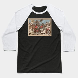 Rat Bike Krampus Baseball T-Shirt